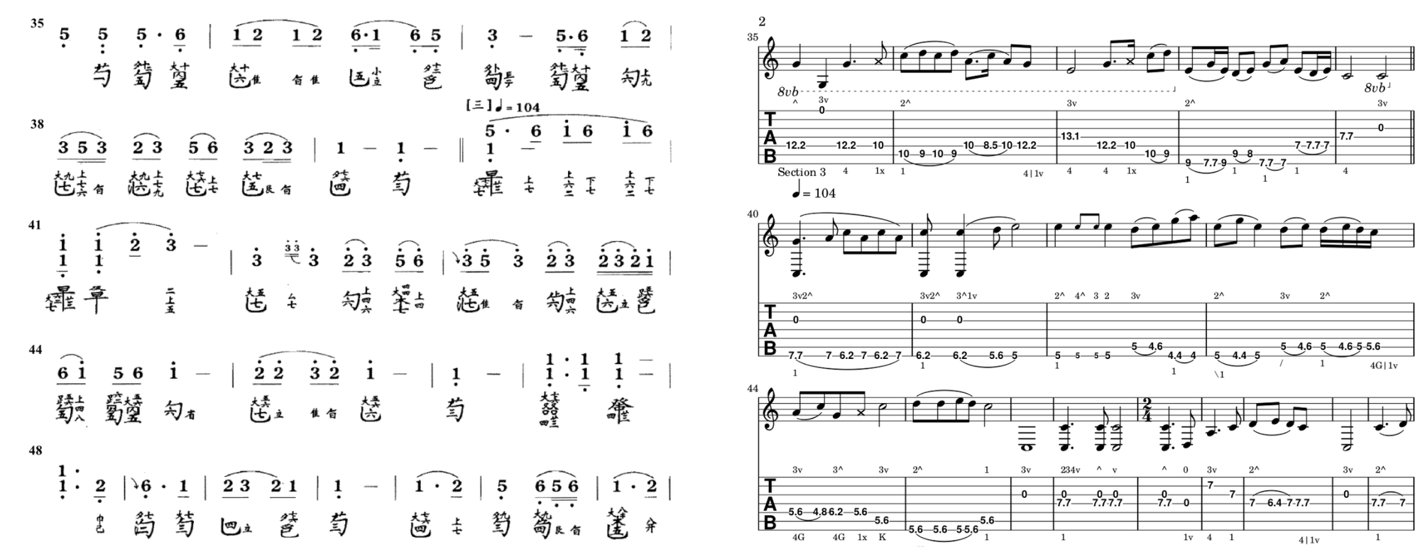 Guqin Part 3: Tablature Old and New