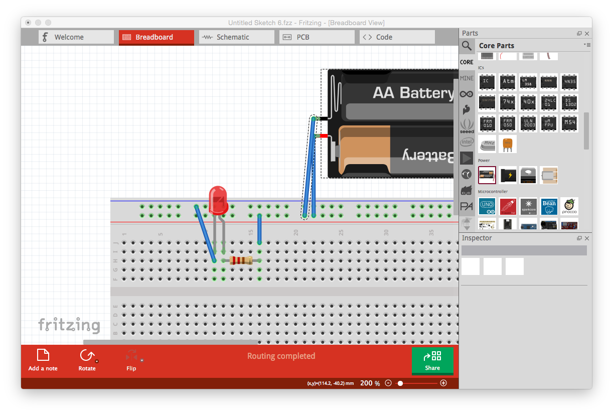 Hello World: Design PCBs with Fritzing