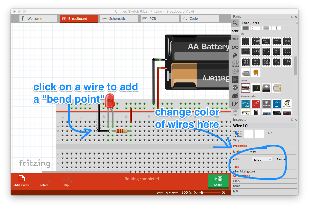 Hello World: Design PCBs with Fritzing