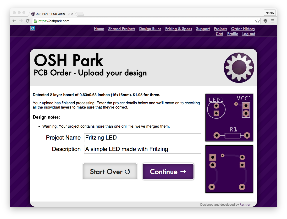 Hello World: Design PCBs with Fritzing