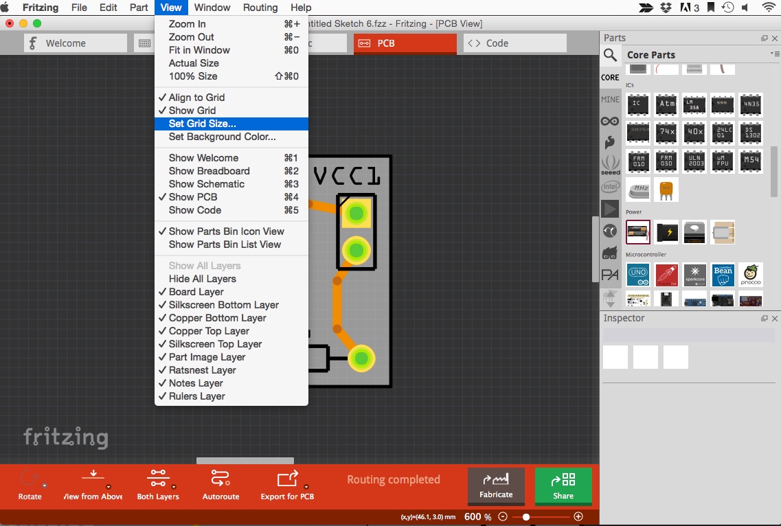 Hello World: Design PCBs with Fritzing