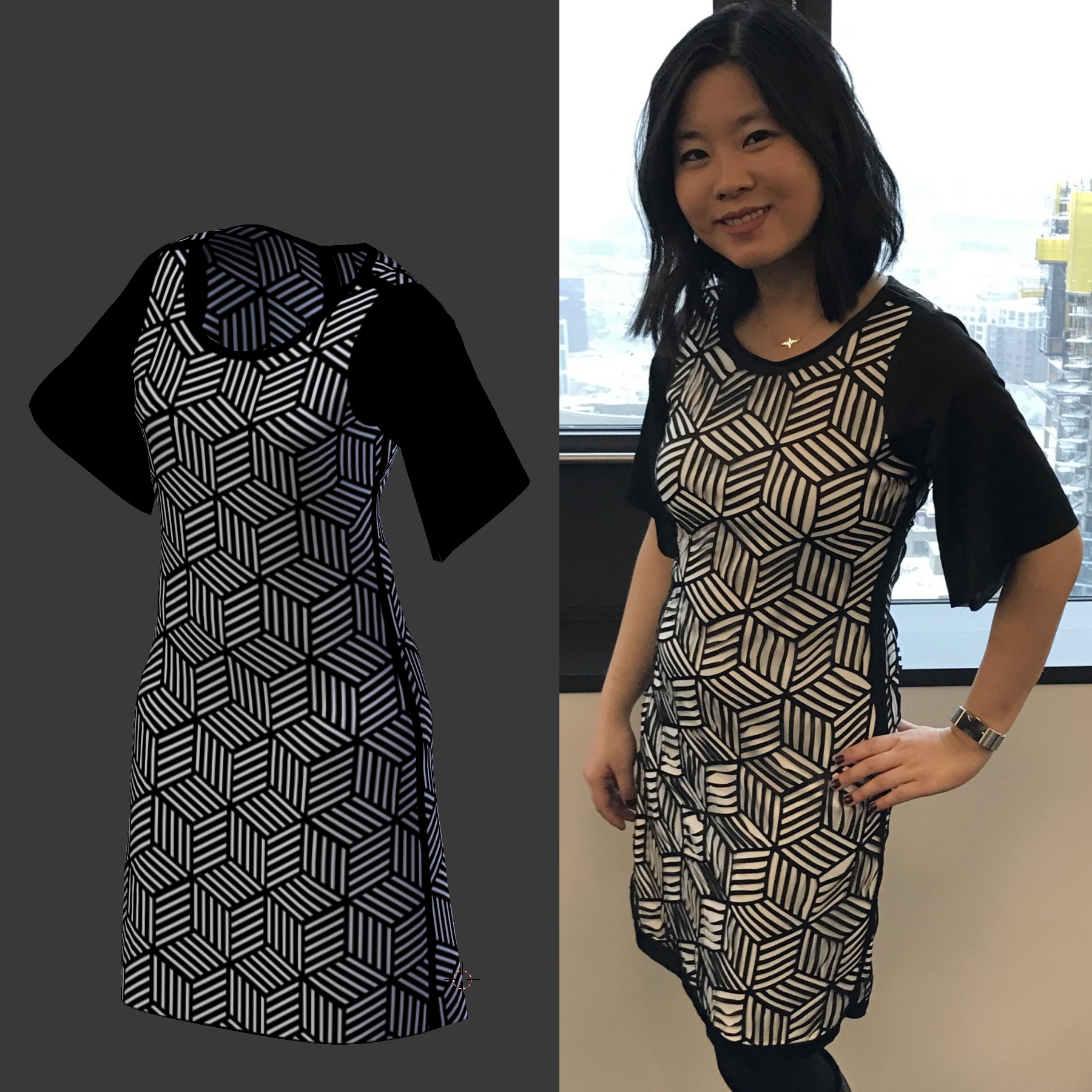 New Laser Cut Dress